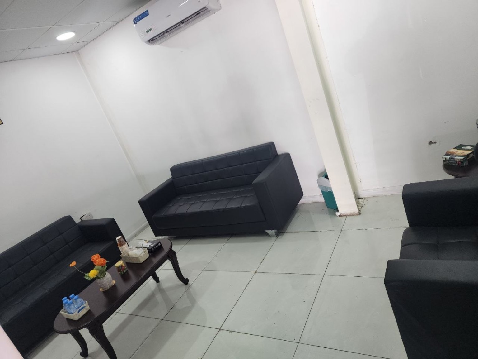 Customer lounge seating